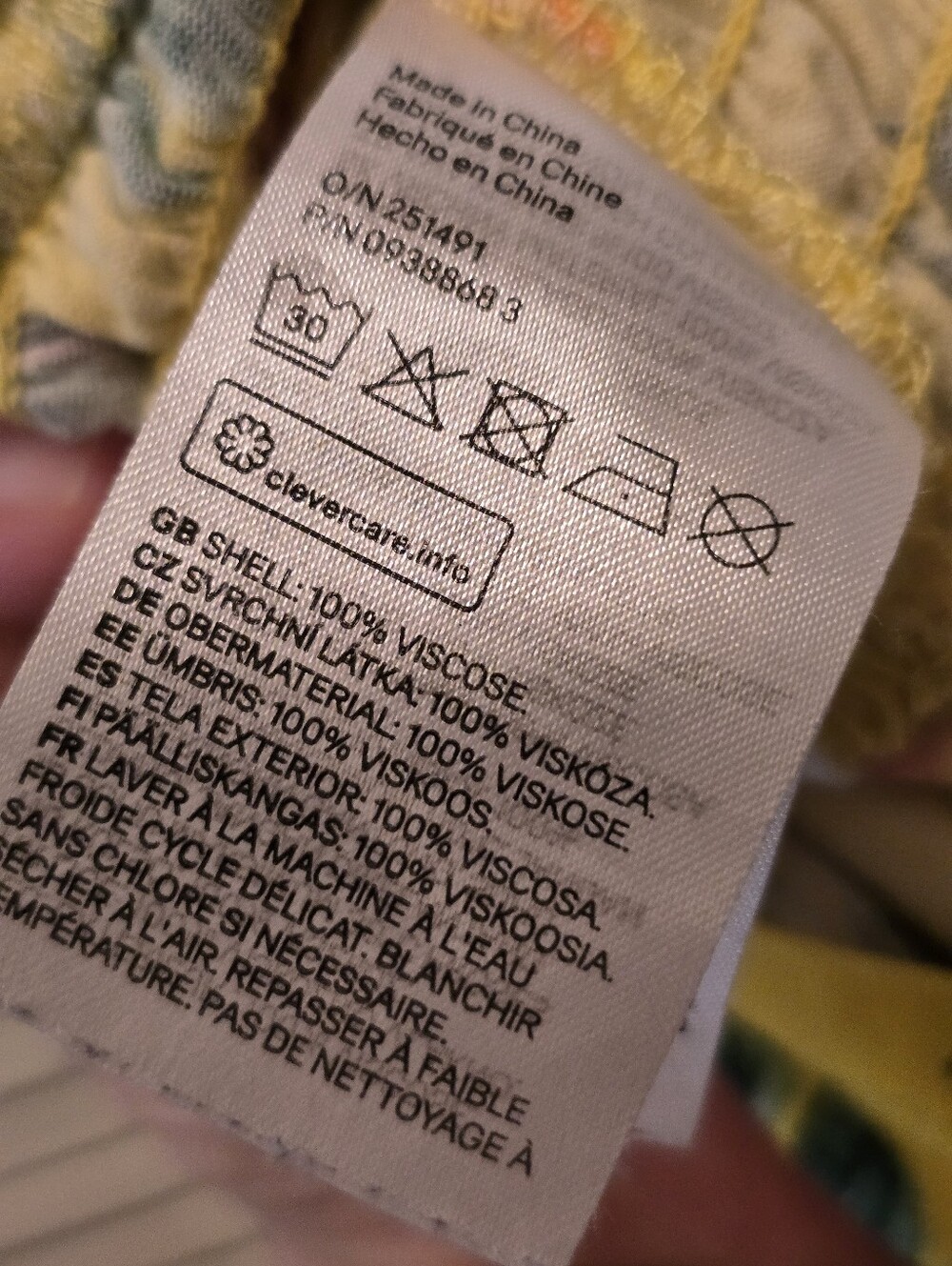 H&m Girls Yellow Romper - Picture 4 of 4